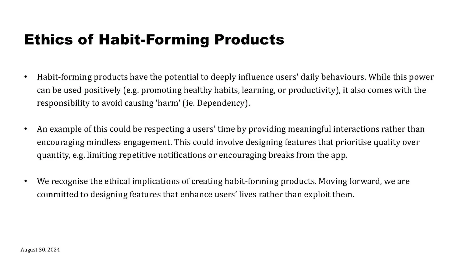 Hooked workshop summary, slide 10 of 18